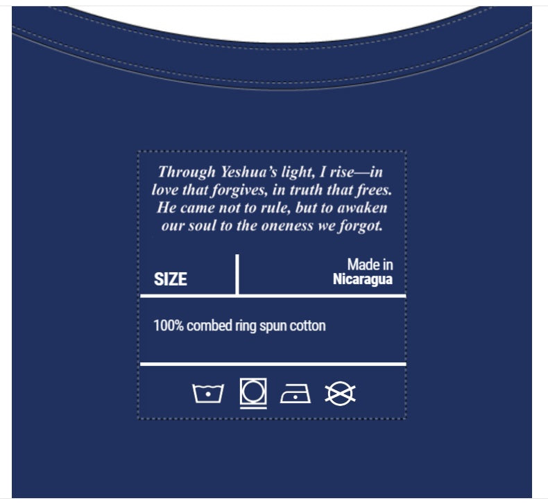 Wovenlight- Awaken Golden Cross with Leaves T-Shirt