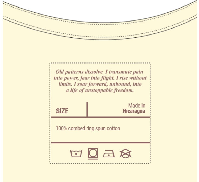 Boho Earth-Transform and Rise Butterfly with Wolf T-Shirt